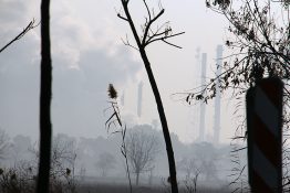 عکس| «شهرستان ری» در وضعیت بحرانی آلودگی هوا